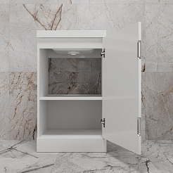 Style Line Тумба под раковину Моно 50 белая – фотография-6